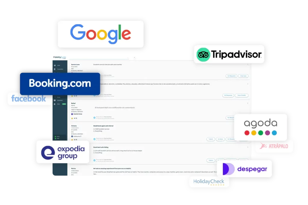 Reputação online para hotéis software