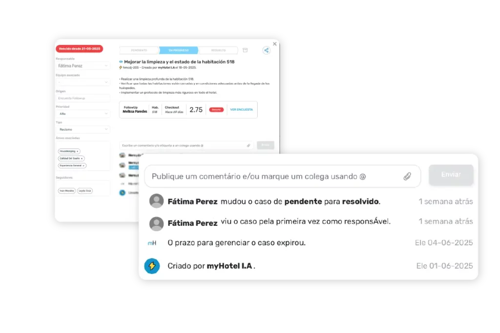 ferramenta para gestão de ocorrências em hotéis