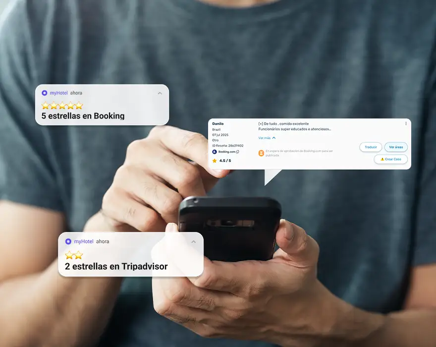 Respostas automáticas com inteligência artificial em hotéis