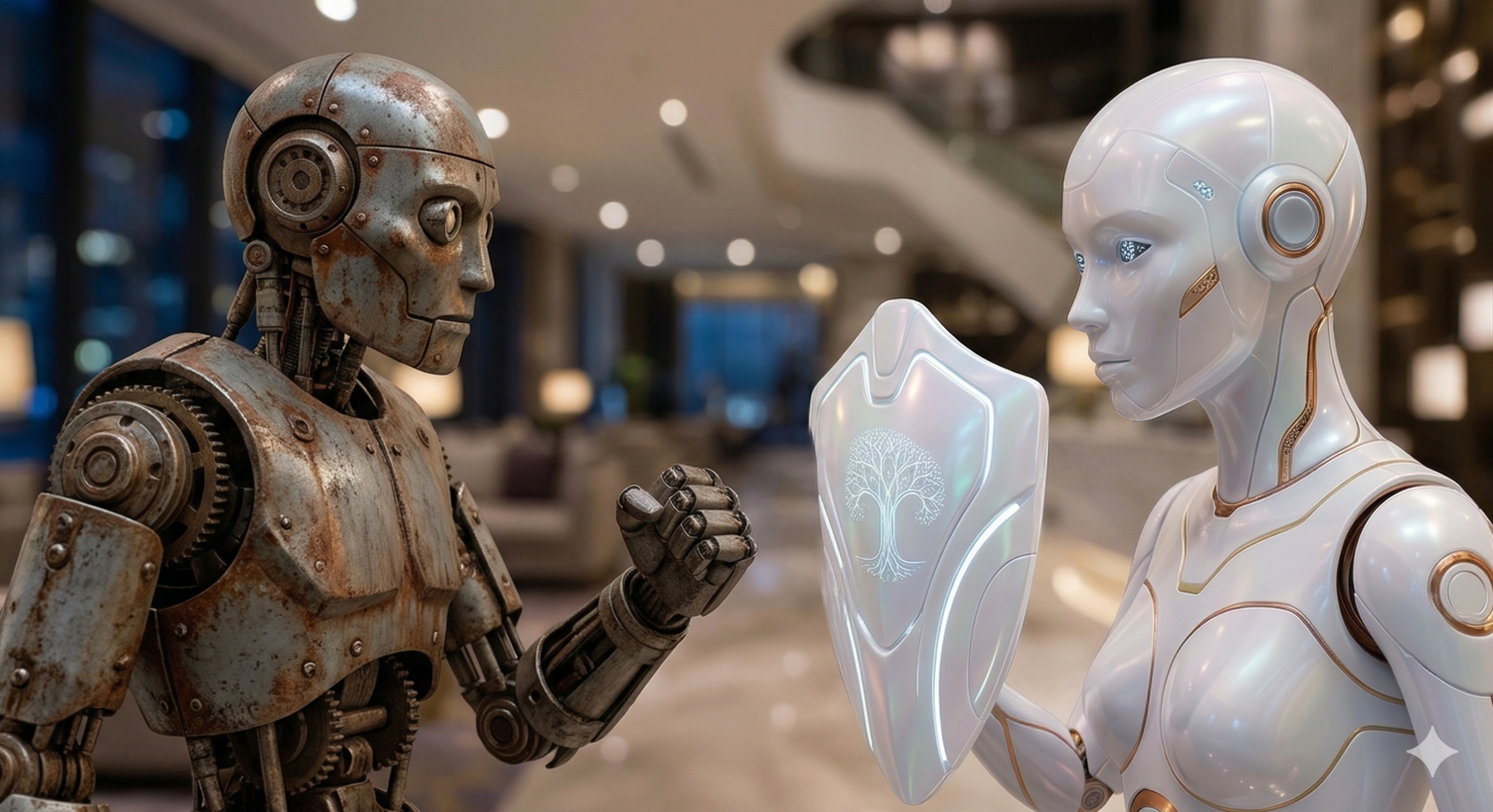 diferença entre um assistente virtual com IA e um chatbot para hotéis