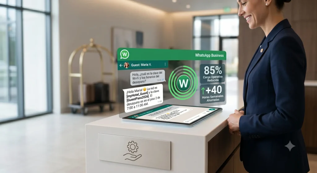 ia para whatsapp en hoteles