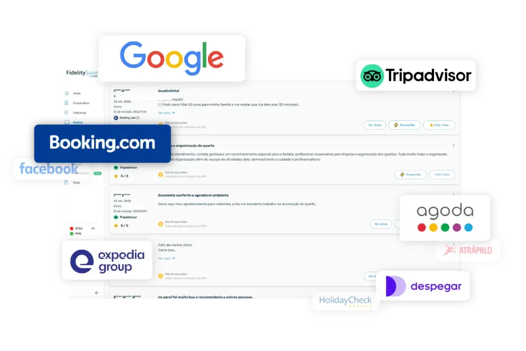 Plataforma que reúne as OTAs em um só lugar para responder às avaliações